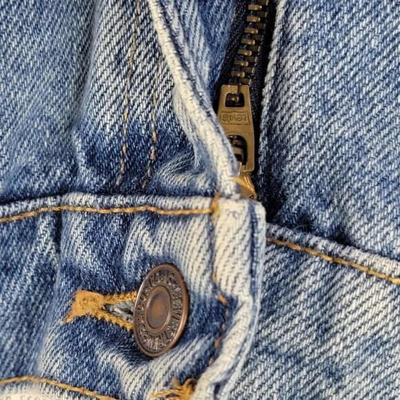 Vintage 90's Levis 560 Jeans Mens sz 36x34 Loose Fit Tapered Leg Blue Denim USA - Picture 4 of 16